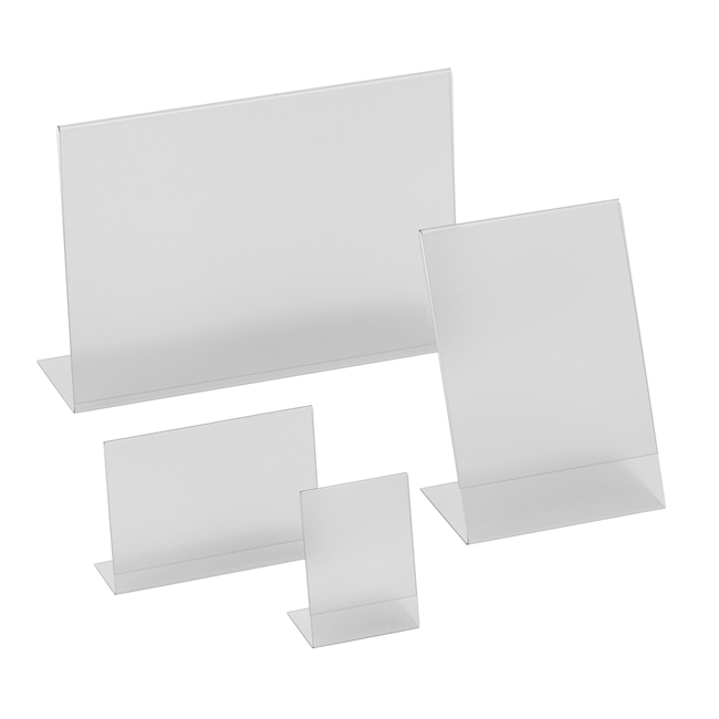 Sign holder  PVC A6 high